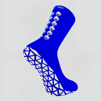 Blue High-Performance Grip Socks