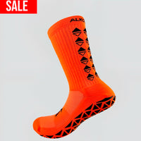 NEON ORANGE GRIP SOCKS