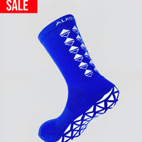 GRIP SOCKS MIDCALF LENGTH BLUE | ALKO-TEK's Superior Grip Socks