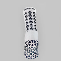 High-Traction White Socks