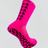 NEON FUCHSIA GRIP SOCKS