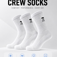 PREMIUM CREW SOCKS - 3 PAIRS