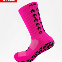 NEON GREEN GRIP SOCKS