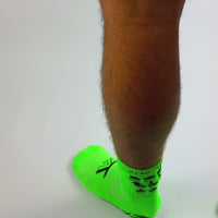 NEON GREEN GRIP SOCKS