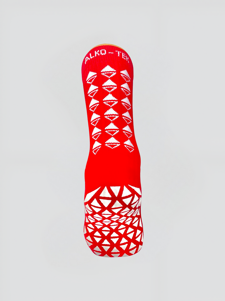 3-Pack Red Grip Socks