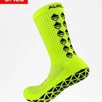 NEON ORANGE GRIP SOCKS