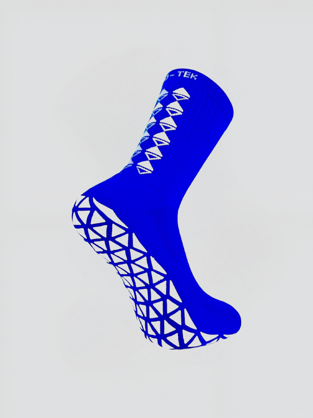 Blue Athletic Grip Socks