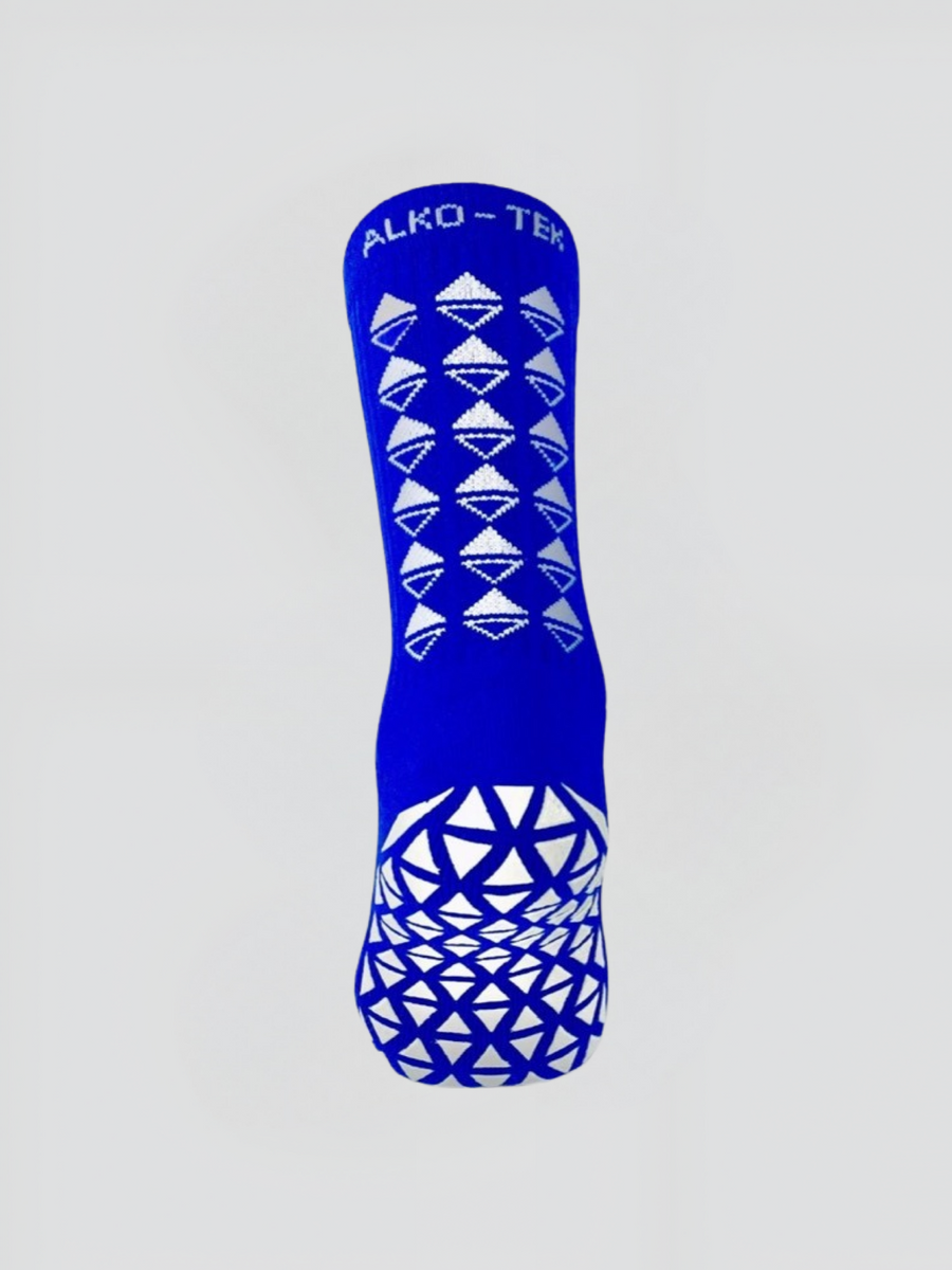 Blue Non-Slip Grip Socks