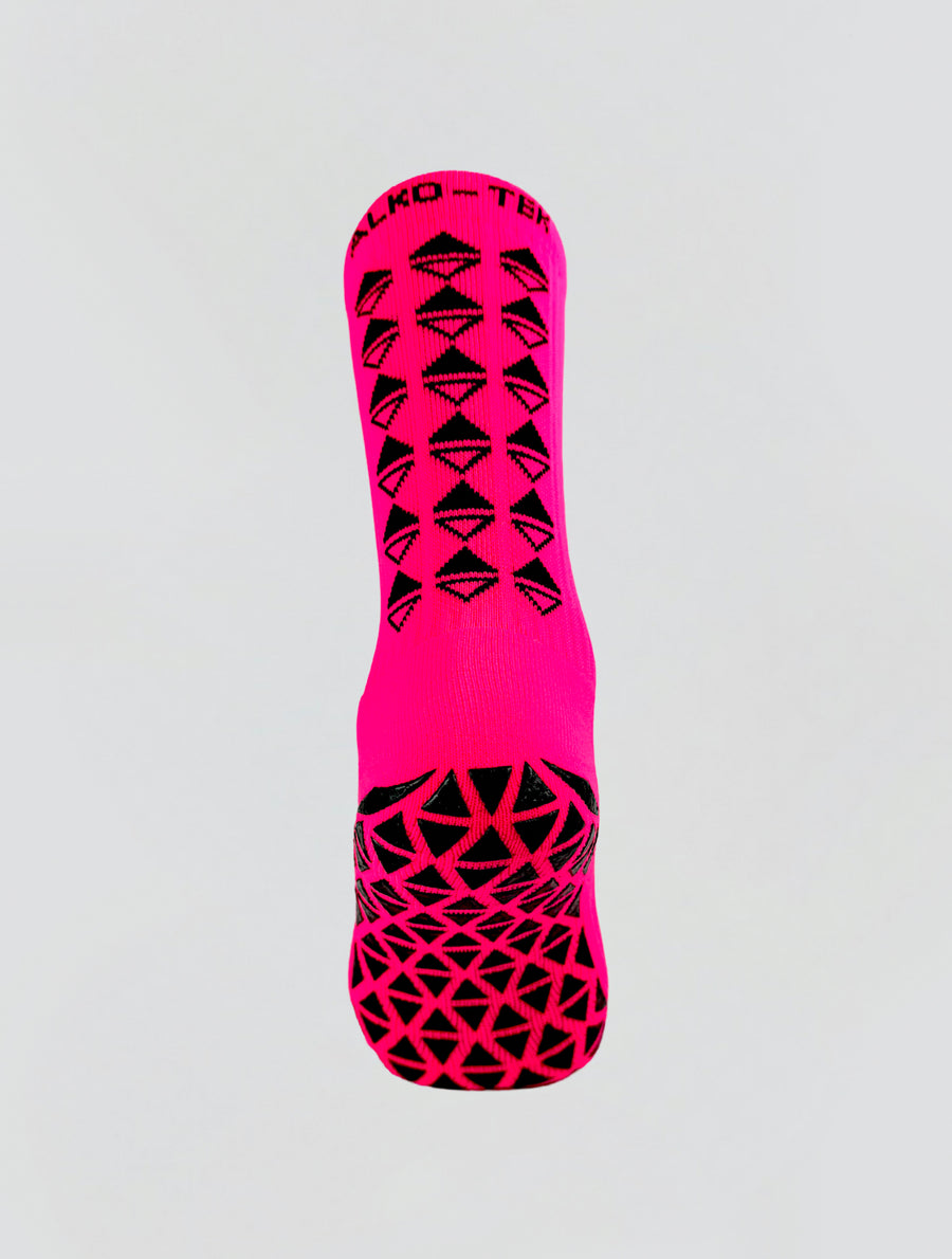 NEON GREEN GRIP SOCKS