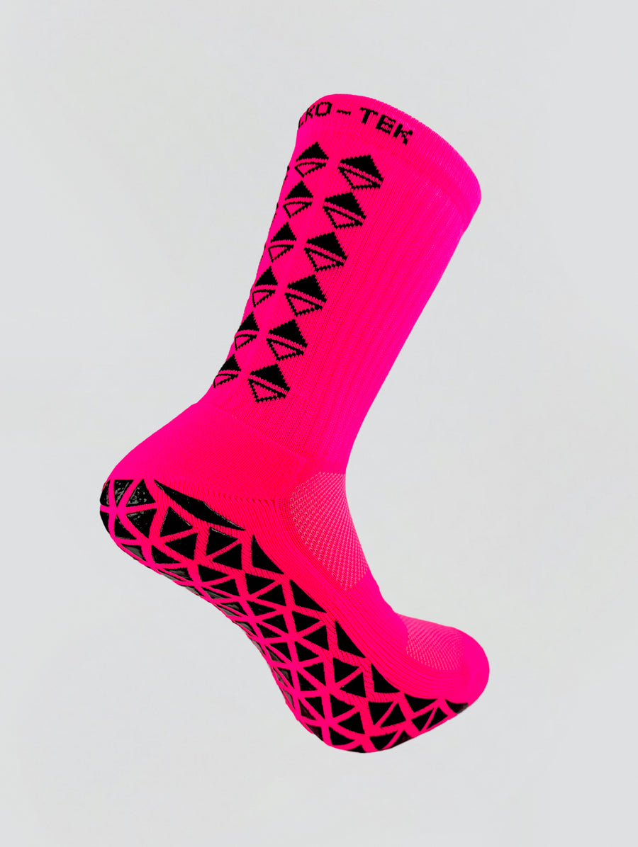 NEON GREEN GRIP SOCKS