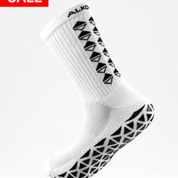 GRIP SOCKS MIDCALF LENGTH WHITE