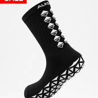 GRIP SOCKS MIDCALF LENGTH WHITE