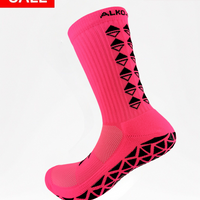 NEON GREEN GRIP SOCKS