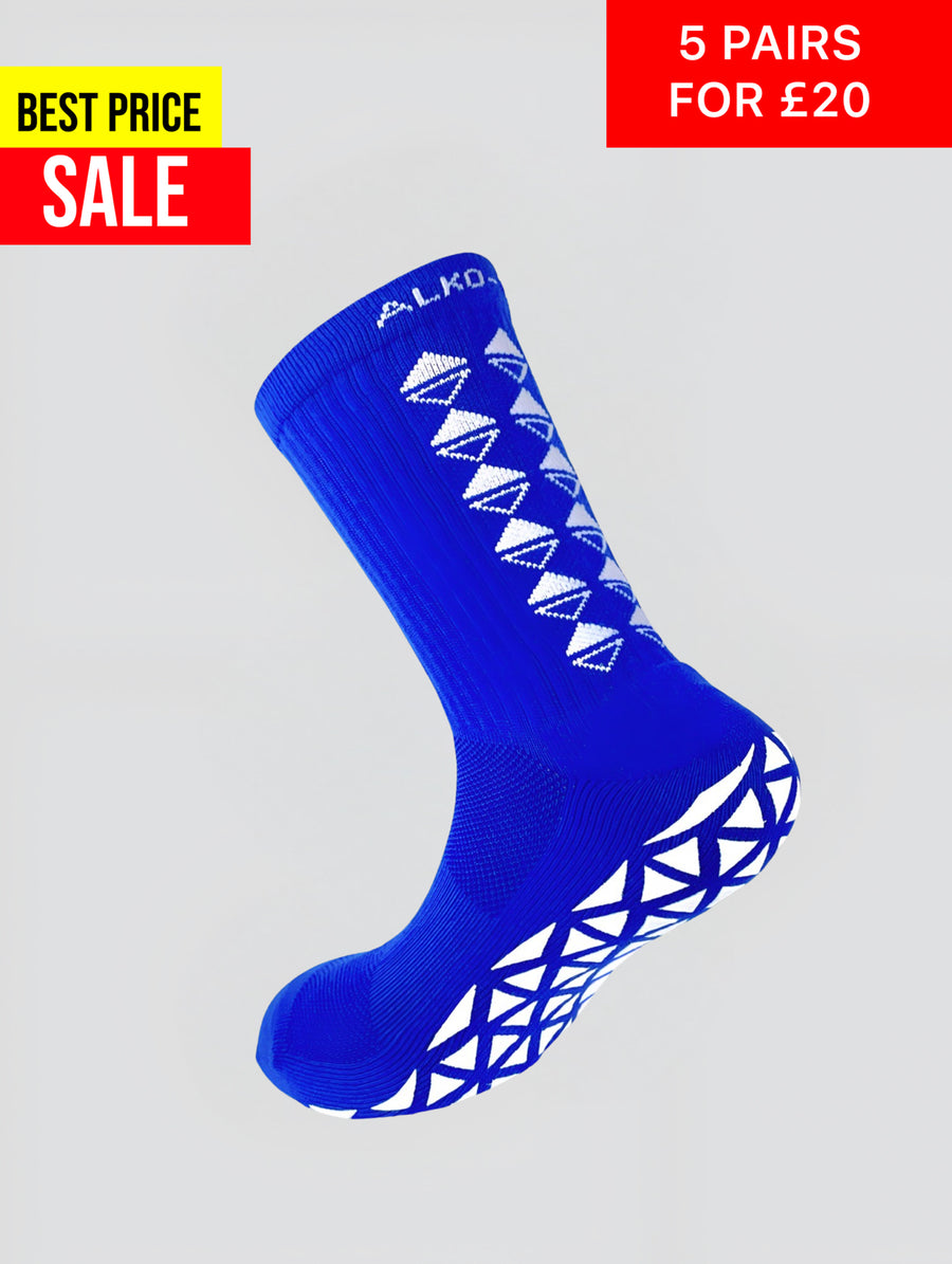 GRIP SOCKS MIDCALF LENGTH WHITE