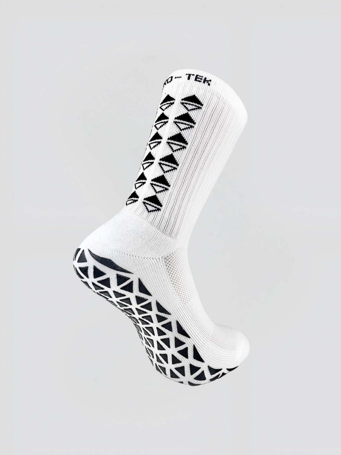 White Athletic Grip Socks