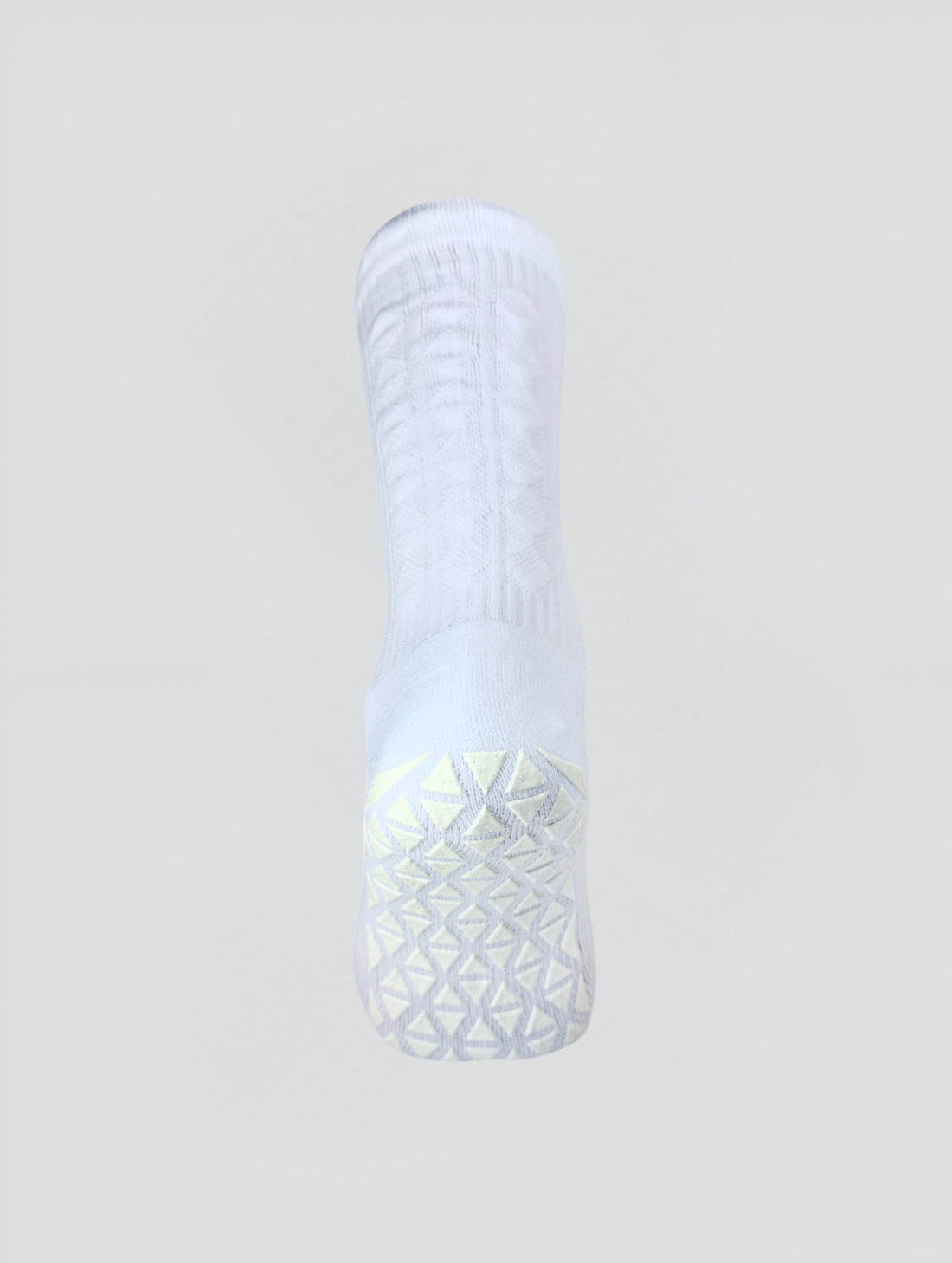 White Midcalf Compression Grip Socks