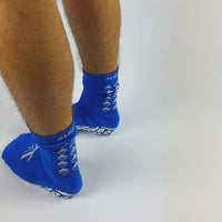 GRIP SOCKS MIDCALF LENGTH BLUE